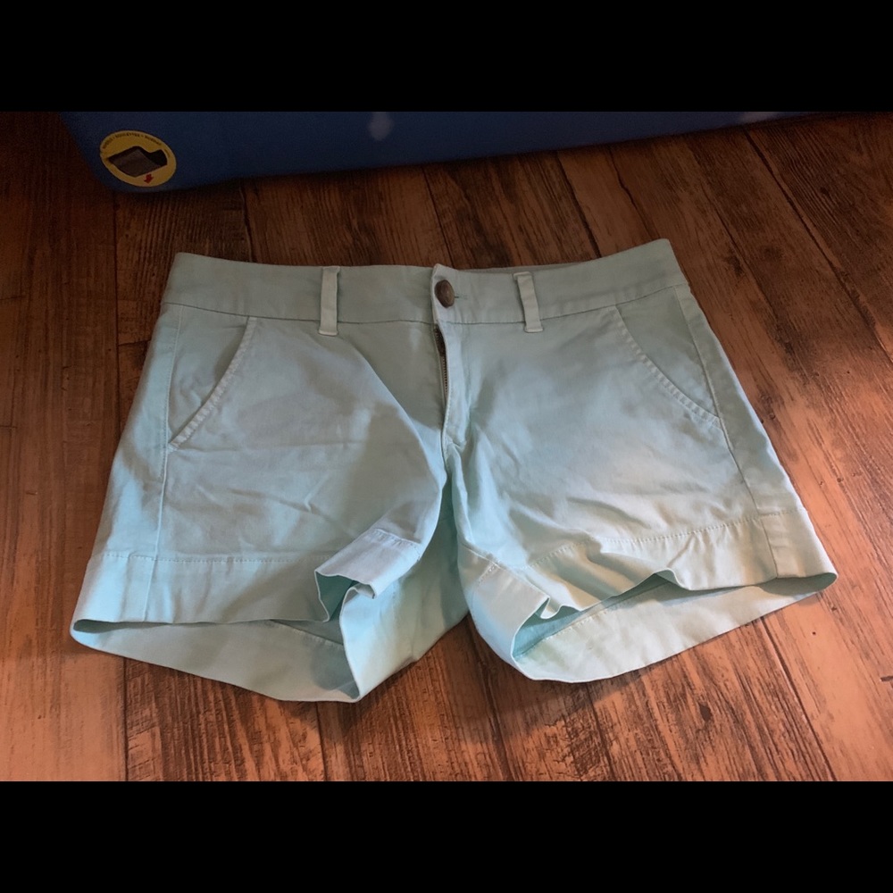 American eagle baby blue shorts. Size 6. New.